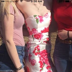 Floral prom dress